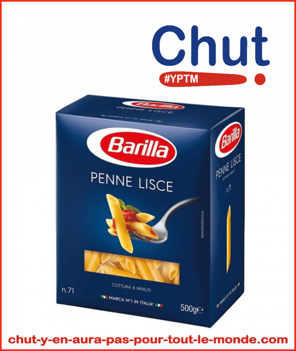 Pate barilla-penne-lisce
