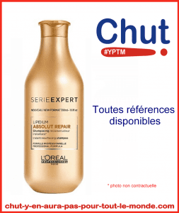 L'Oreal shampoing absolute repair toutes références